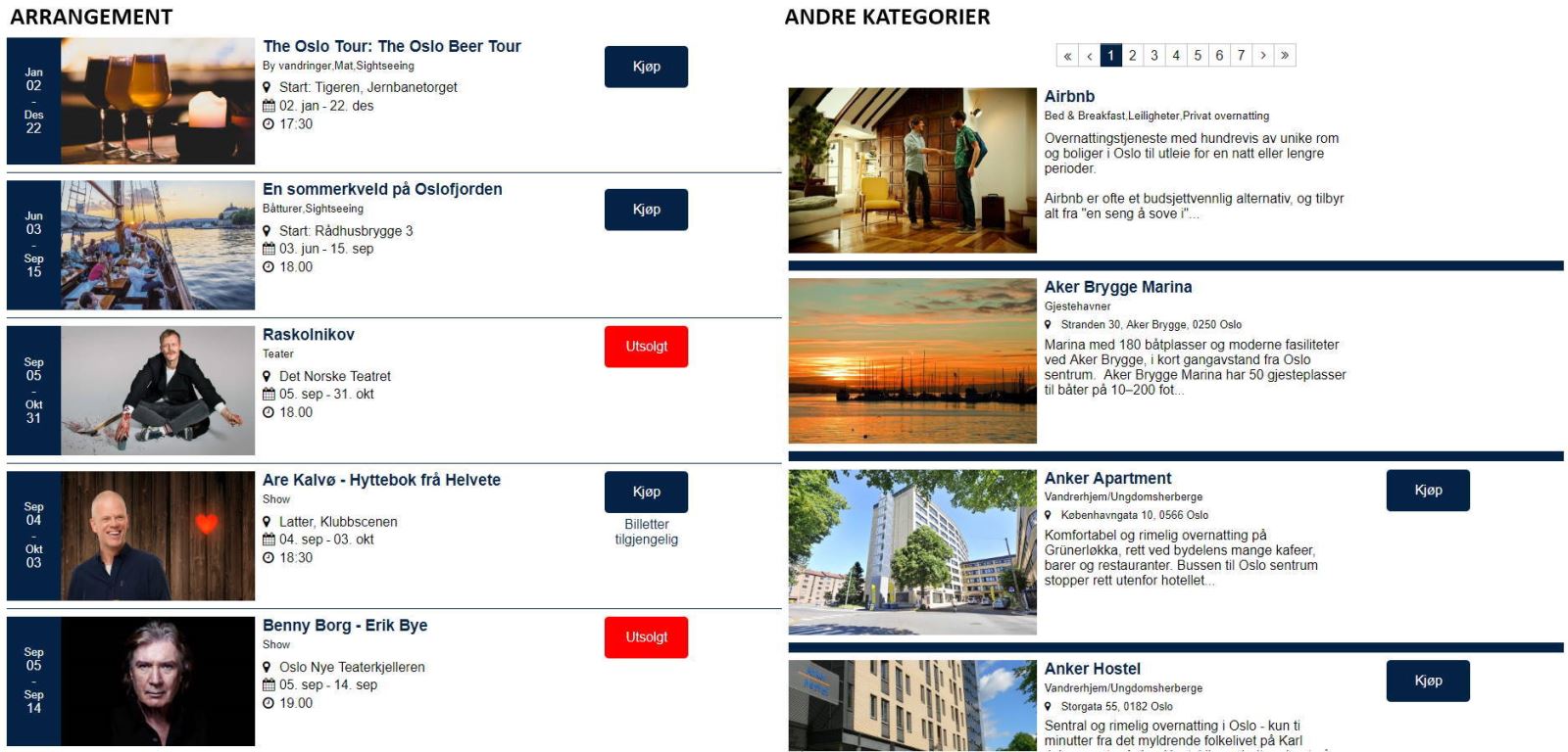 Bilde av arrangementswidget