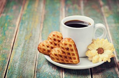 Vafler og kaffe
