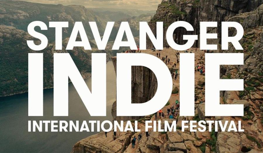 Annonse om Stavanger INDIE med Preikestolen som bakgrunn