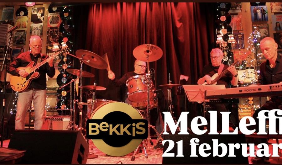 MelLeffi spiller på scenen