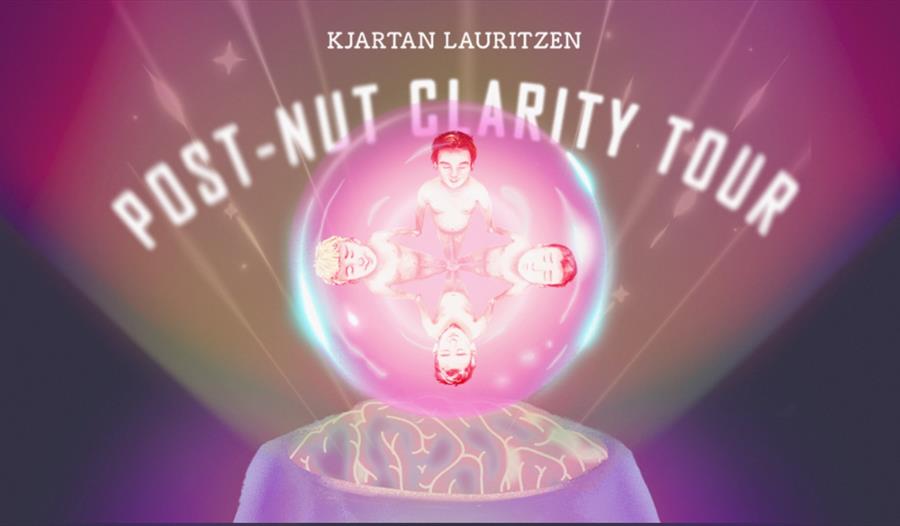 Annonse med Kjartan Lauritzen i en ball