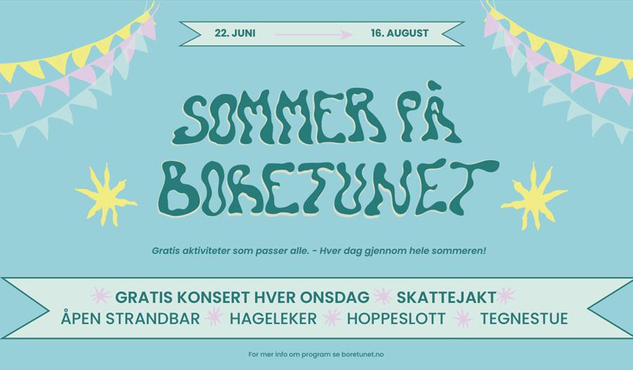 Banner av Sommer på Boretunet