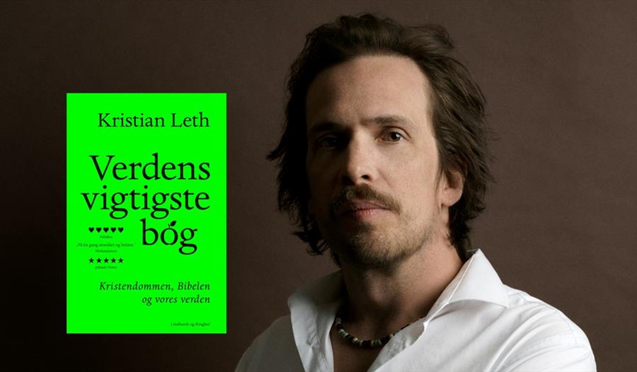 Kristian Leth med Verdens viktigste bok