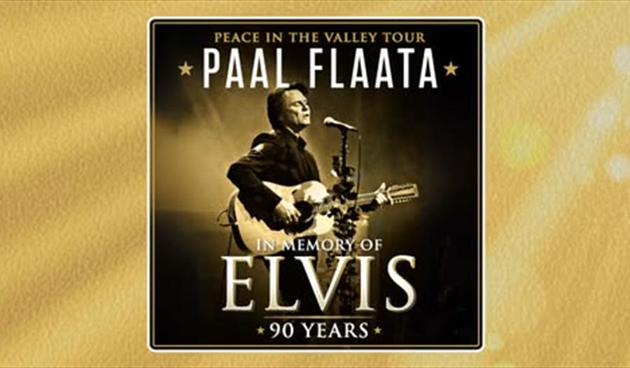 Paal Flaata med gitar på konserten "In Memory of ELVIS"