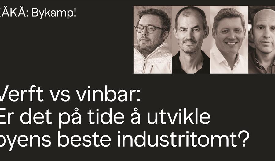 Annonse om debatt om Rosenberg og Stavangers framtid og deltakere