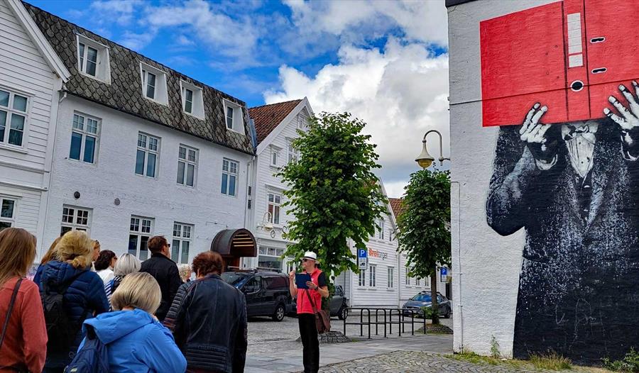 NuArt gatekunst byvandring i Stavanger