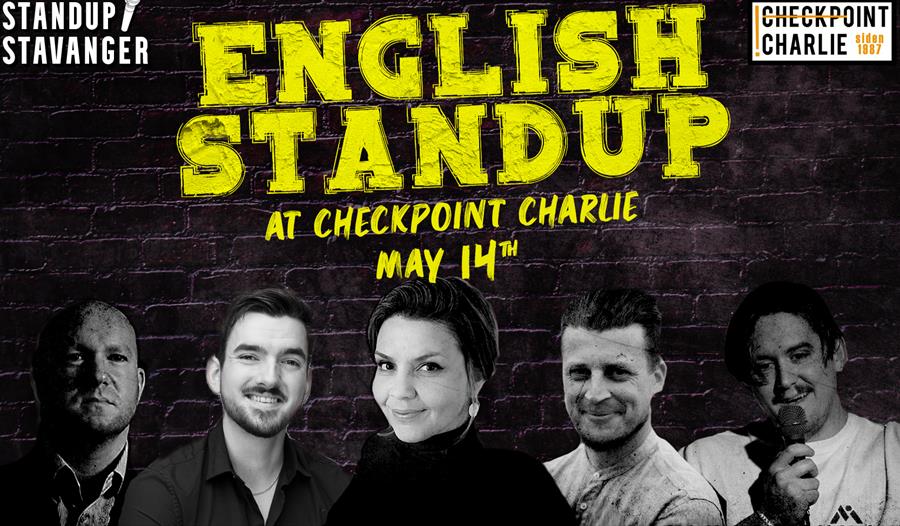 Annonse om standup med komikere