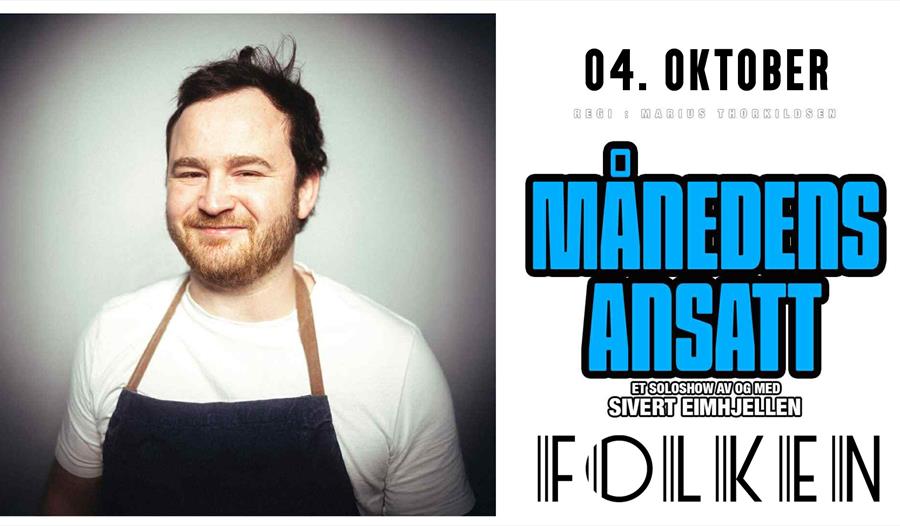 Annonse om show med bildet av Sivert Eimhjellen