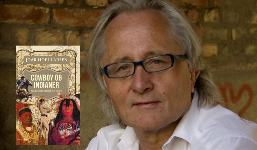 Forfattar Joar Hoel Larsen og hans rykande ferske bok om USAs urfolk og historia deira fram til i dag.