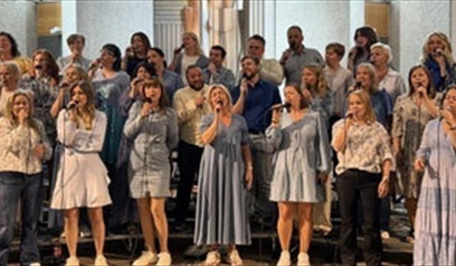 Gospelkoret Abraham på konsert