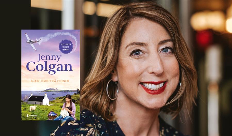 Jenny Colgan og hennes boka om Kjærlighet på pinner