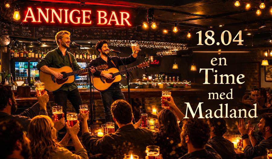 Duoen Peter Aarrestad Time og Jarle Madland på Annige Bar