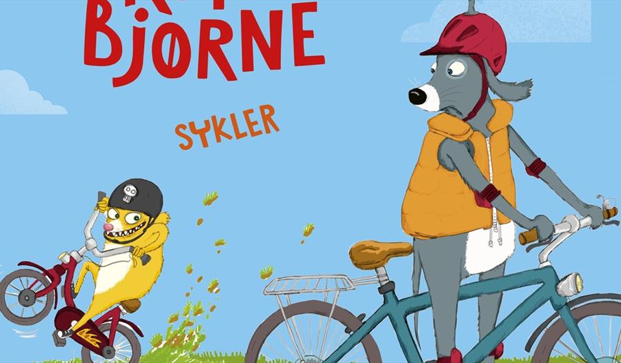 Rot og Bjørne på sykler