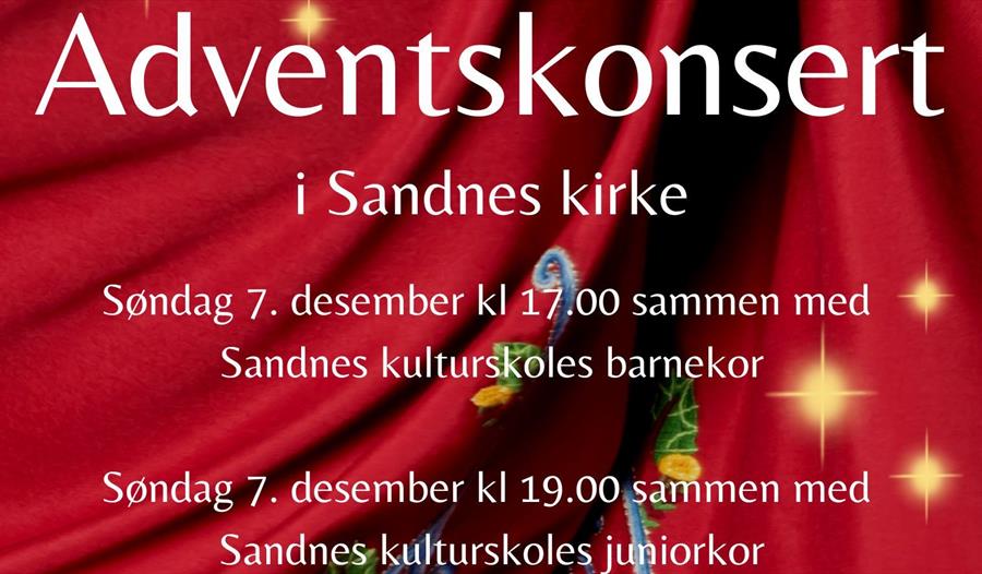 Annonse om Adventkonsert med VIVA Sandnes kulturskolekor