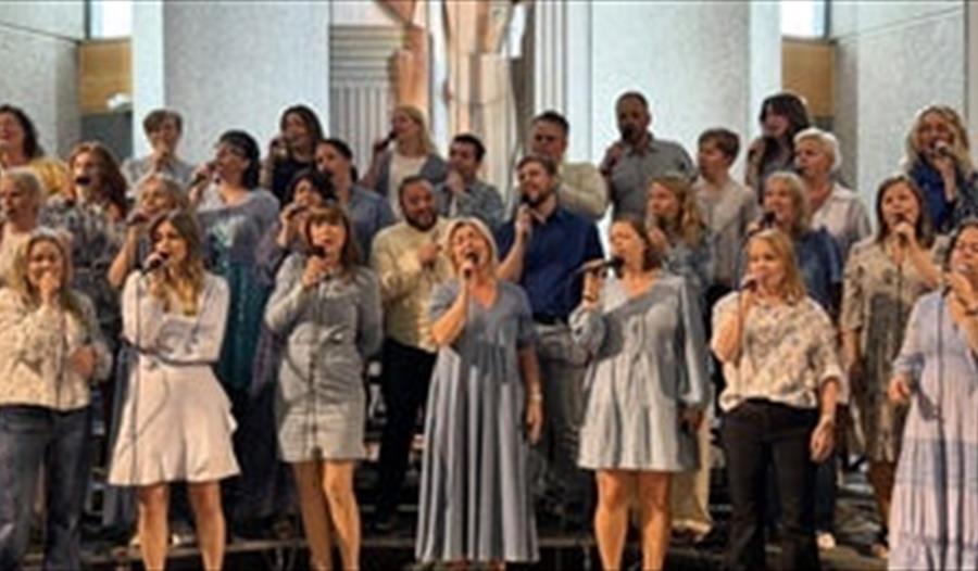 Gospelkoret Abraham på konsert