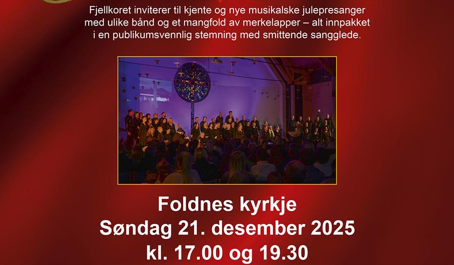 Fjellkoret Julekonsert 2025 kl 1700