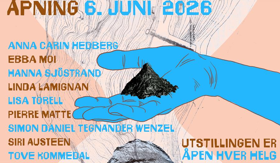 Plakat AVGANG / DEPONI utstilling