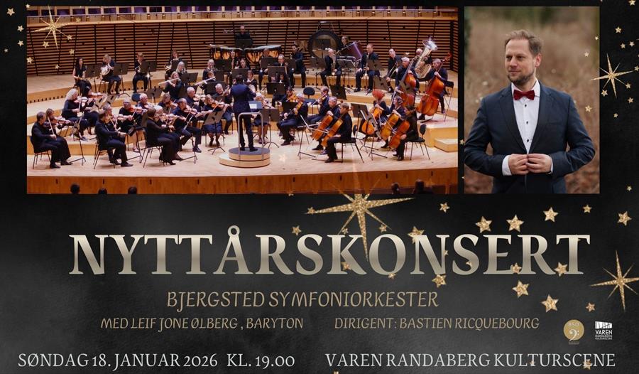 Bildet av Bjergsted symfoniorkester og Leif Jone Ølberg
