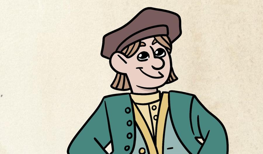 Hanseaten Hans og Rattus på Bryggen