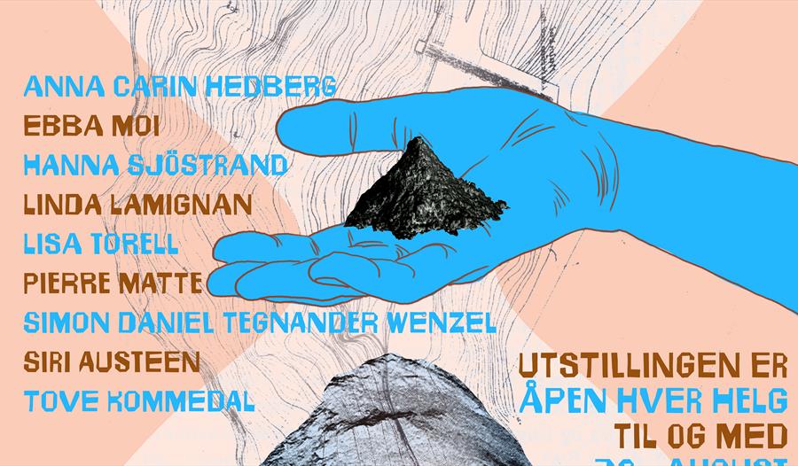 Plakat AVGANG / DEPONI utstilling