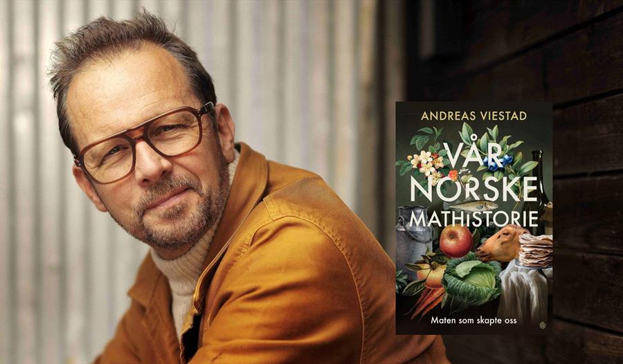 Andreas Viestad og hans bok "Vår norske mathistorie"