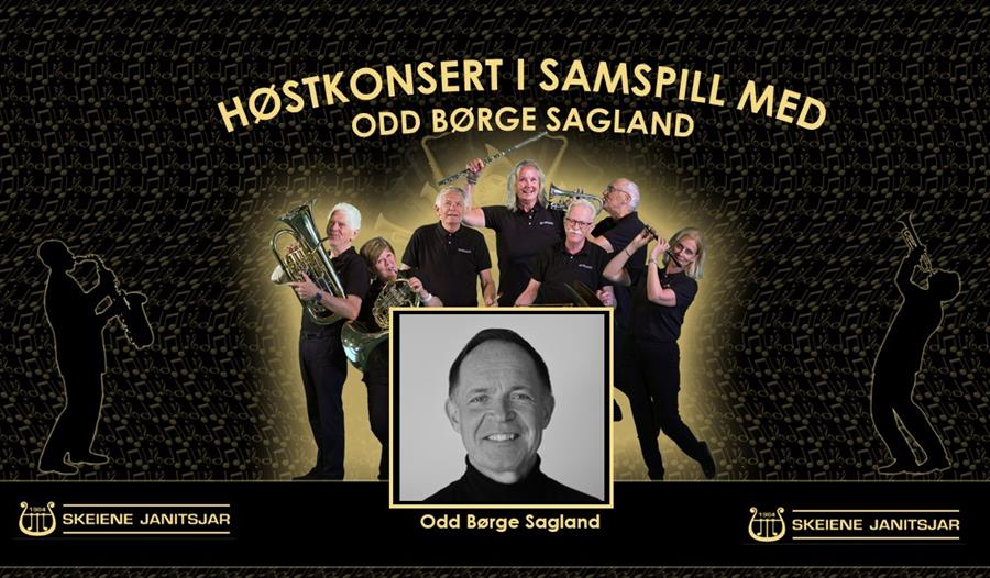 Band Skeiene Janitsjar og Odd Børge Sagland