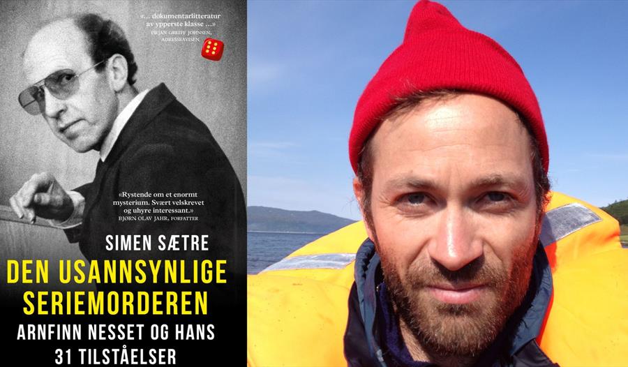 Simen Sætre og hans bok "Den usannsynlige seriemorderen Arnfinn Nesset"