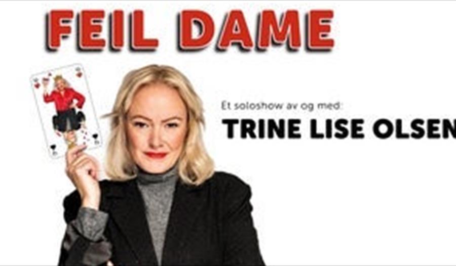 Trine Lise Olsen med spillekort