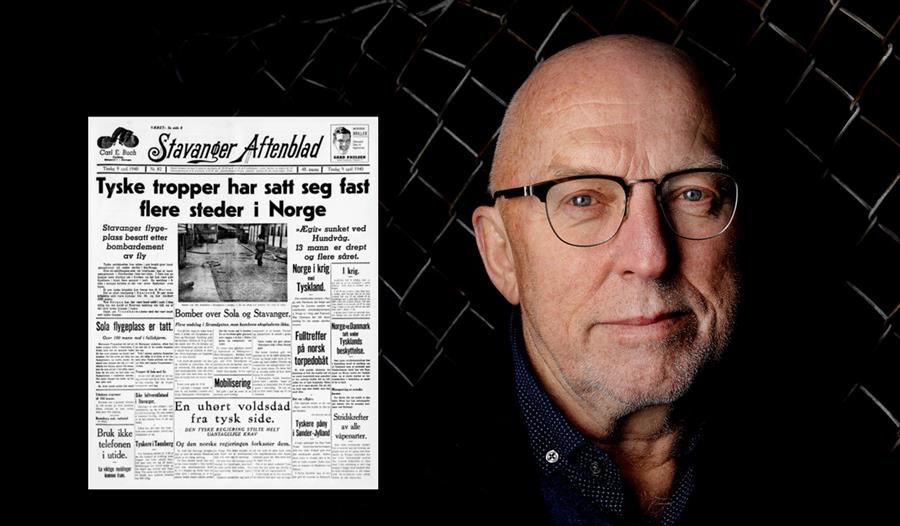 Sven Egil Omdal og Stavanger Aftenblad utgave