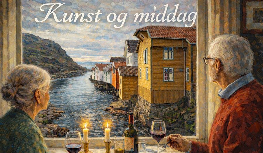 Kunst og middag på Sogndalstrand