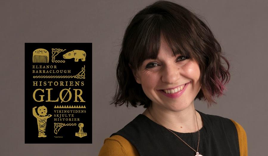 Eleanor Barraclough og hennes bok "Historiens Glør"