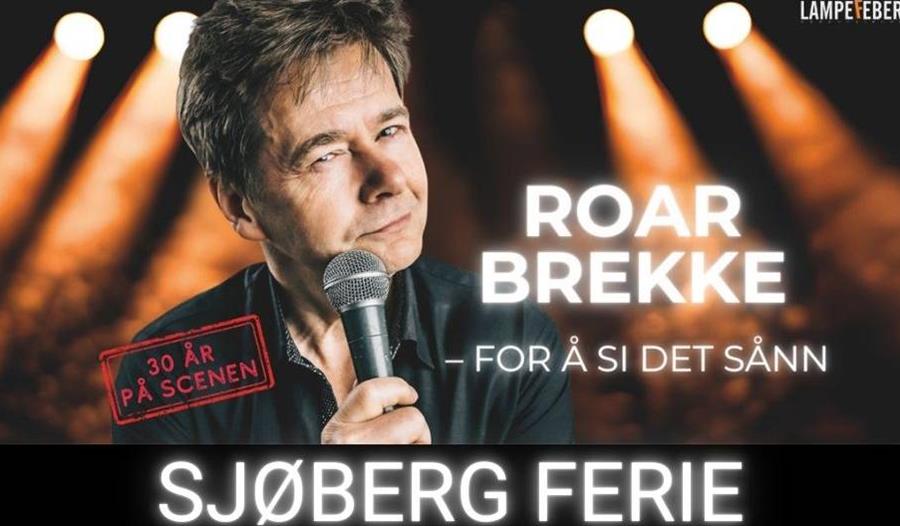 Roar Brekk med mikrofonen