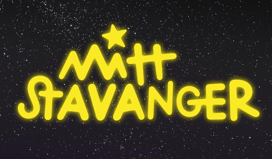 Mitt Stavanger skrevet på mørk bakgrunn