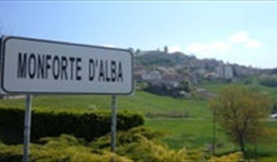 Landskap fra Monforte d'Alba