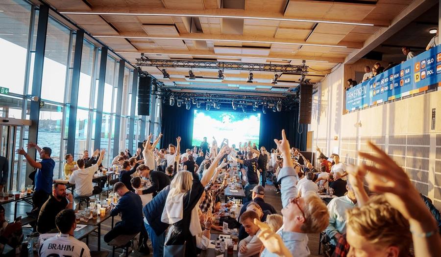 Fotballfest på Fiskepiren