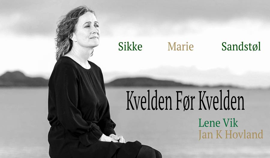 Sikke Marie Sandstøl sitter ved fjorden