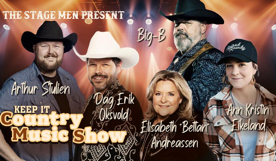 Norske countrystjerner på Country Music Show