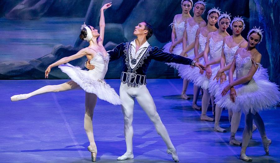 Scene fra Svanesjøen ballett