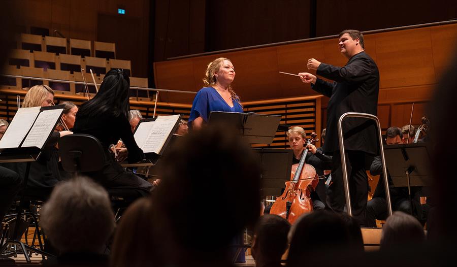 Stavanger Symfoniorkester på scenen