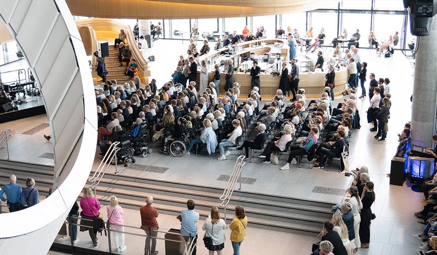 Konsert i foajeen i Stavanger konserthus