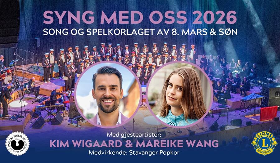 Kim Wigaard & Mareike Wang som Gjeteartister og Stavanger Popkor
