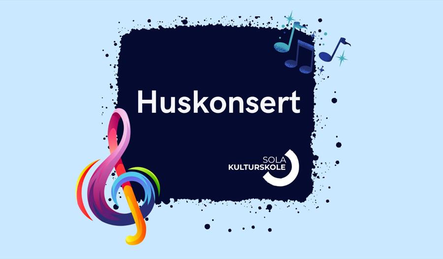 Annonse om konserten med diskantnøkkel