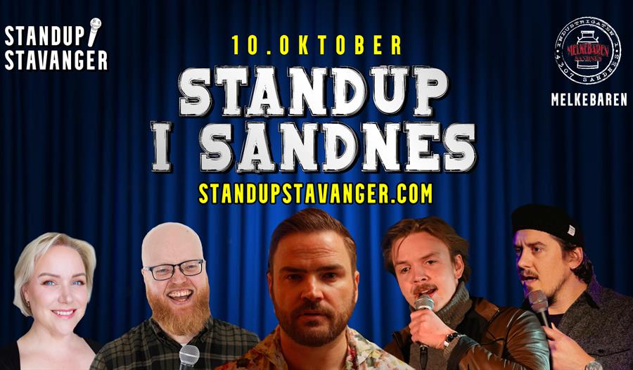 Annonse om Standup med komikerne: Christian Owe, Anders Olsen, Silje Osmundsen, Bastiaan Henneman, Markus Bøe
