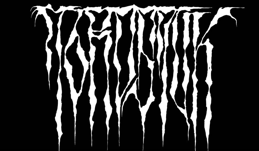 Hvite striper på svart bakgrunn