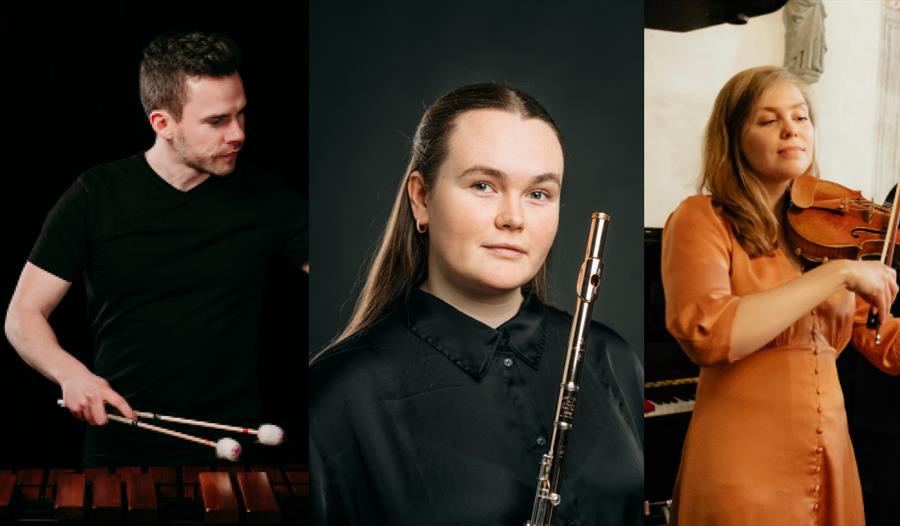 Trio Paraply - Kristin Hjellse, Hedvig Christiansen og Øyvind Johansen