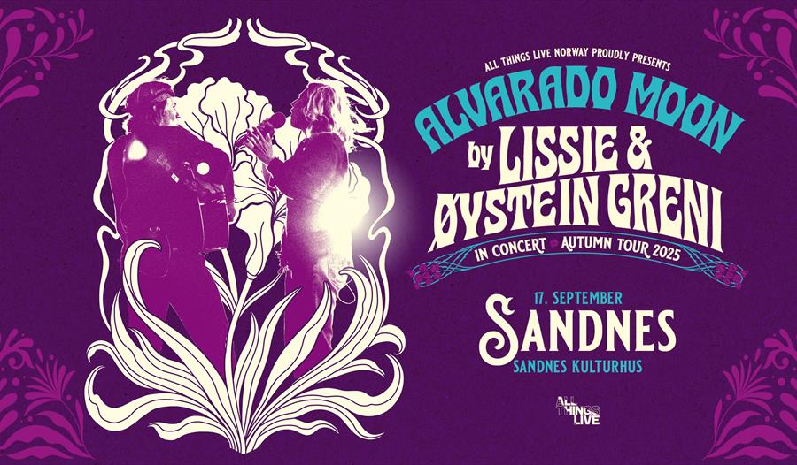 Annonse om konsert med tegn av Lissie og Øystein Greni