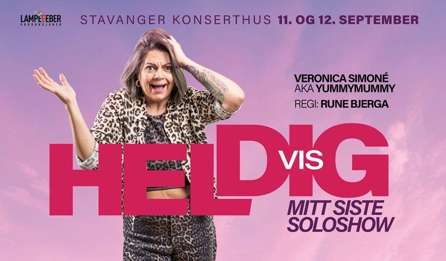 Veronica Simoné og navnet til show "HeldigVIS"