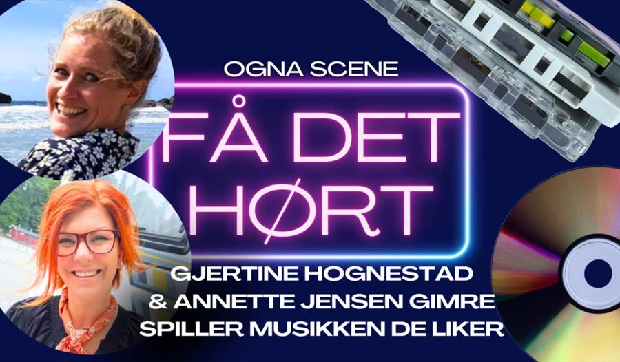 Annonse med bilder av Gjertine Hognestad og Annette Jensen Gimre