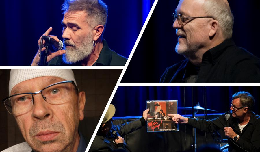 Deltakere i konsert og boksamtale