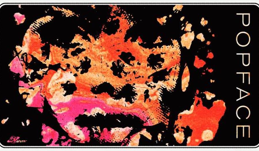 Abstrakt bilde på svart bakgrunn